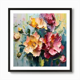 Close-Up Beauty (focuses on the detailed brushwork) Art Print