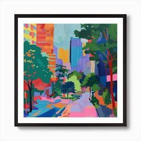 Abstract Park Collection Cheonggyecheon Park Seoul 4 Art Print