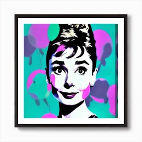 Audrey Hepburn Canvas Print 1 Art Print