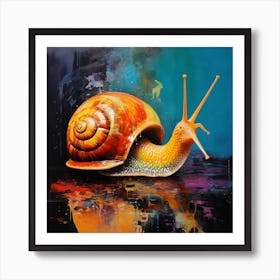 Snail Art Print