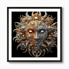 Golden Sun Art Print