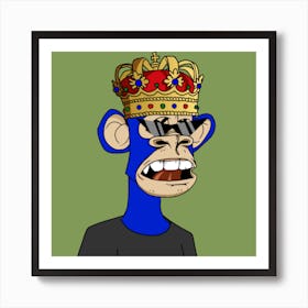 King Of The Monkeys Art Print
