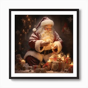 Santa Claus 17 Art Print