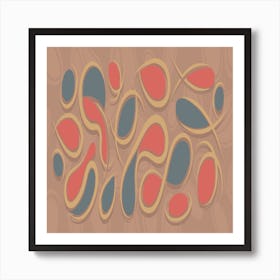 Abstract Swirls Art Print