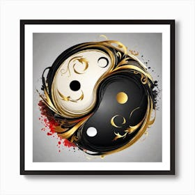 Yin Yang 49 Art Print