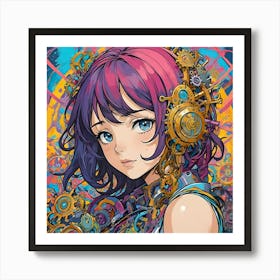 Steampunk Dreamscape Art Print