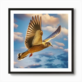 Hawk In Flight Art Print