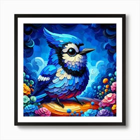 Blue Jay 4 Art Print