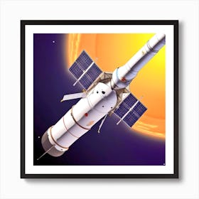 Space Station Art Print