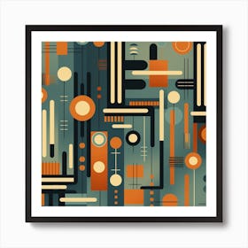 Abstract Geometric Pattern 29 Art Print