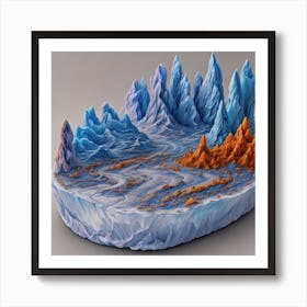 Ice Sculpture Art Print