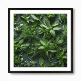 Herbs As A Background Haze Ultra Detailed Film Photography Light Leaks Larry Bud Melman Trendi (5) Art Print