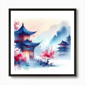 Chinese Pagoda 24 Art Print