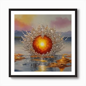 Diamond sunrise Art Print