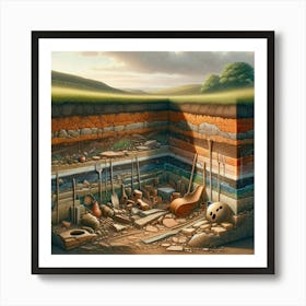 Old Cave Art Print