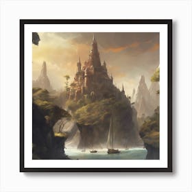 Fantasy Castle 55 Art Print