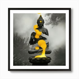 LAVA Buddah Art Print