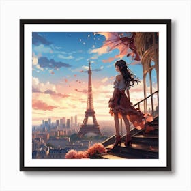 Eiffel Tower Affiche