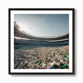 Sydney Stadium Garbage Art Print