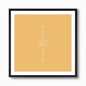 Astrology Square Art Print