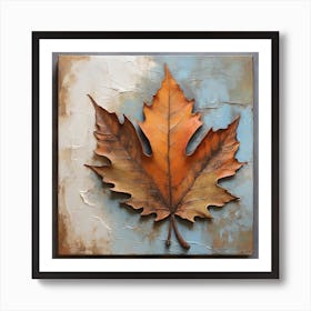 Aging leaf 2 Art Print