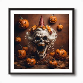 Holloween Deep thoughts Art Print