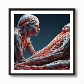 'Blood And Flesh' 3 Art Print