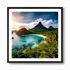 Travel Relaxation Adventure Beach Exploration Leisure Tropical Getaway Scenic Sightseeing (2) Art Print