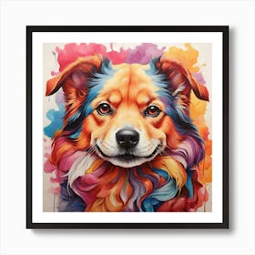 Dog Painting 1 Art Print