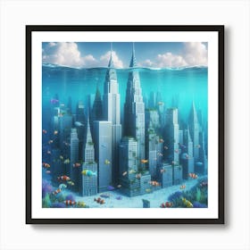 NYC Underwater Art Print