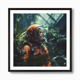 Portrait Of An Astronaut Art Print