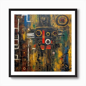 Abstract African Painting Art Print