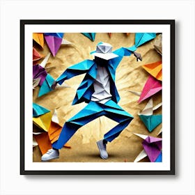 Origami Dancer 81 Art Print