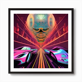 Futuristic Cars 1 Art Print