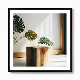 Wooden Planter Art Print