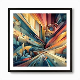 Abstract Painting 224 Art Print