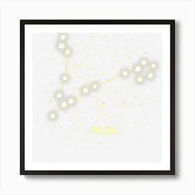 Best Pisces Constellation Art Print