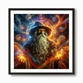 Wizard Of The Ages Art Print