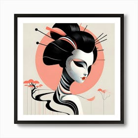 Geishaart171 Art Print