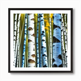 Birch Trees 17 Art Print