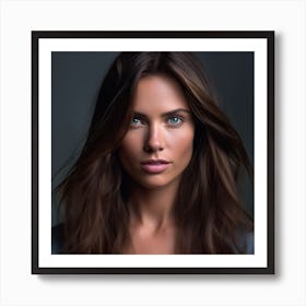 Portrait Of A Young Woman Art Print