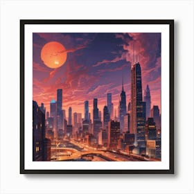 Cityscape 2 Poster