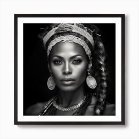 Beautiful African Woman Art Print