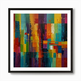 Abstract Painting 340 Art Print