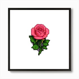 Pixel Rose 1 Póster