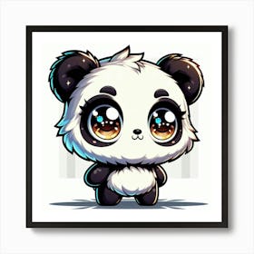 Cute Panda Art Print