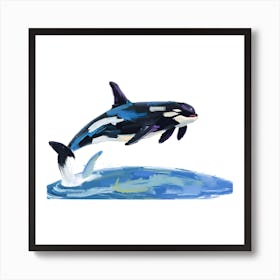 Orca Whale 07 Art Print