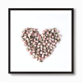 Heart Of Roses Art Print