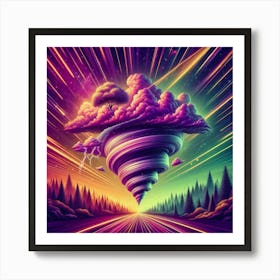 Psychedelic Art 5 Art Print