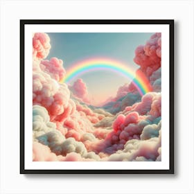 Rainbow In The Clouds 1 Art Print